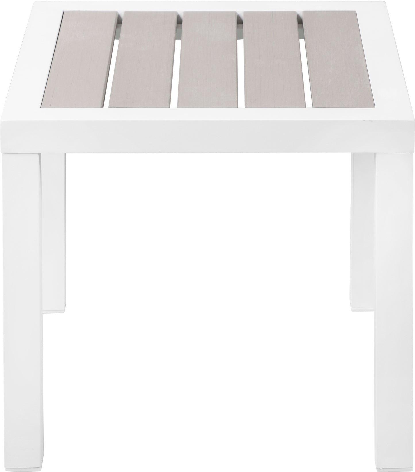 outdoor patio aluminum end table