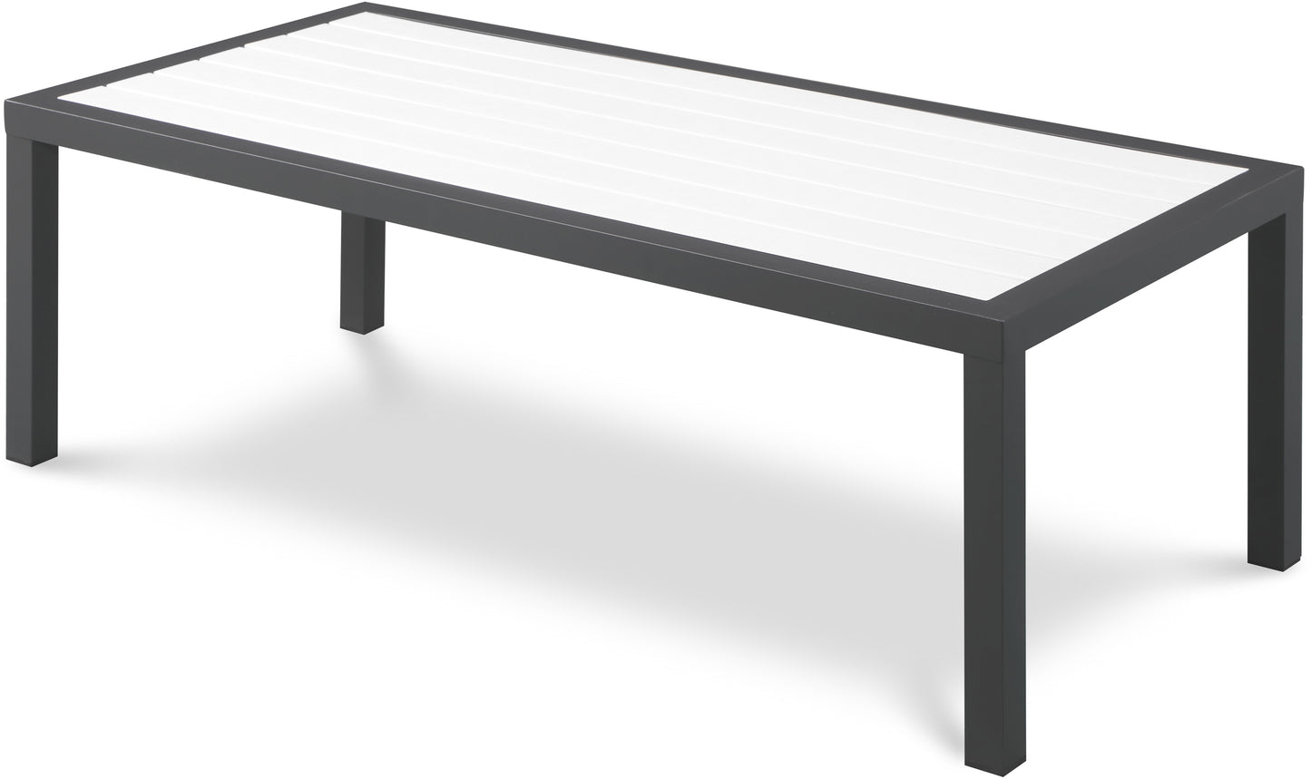 outdoor patio aluminum coffee table