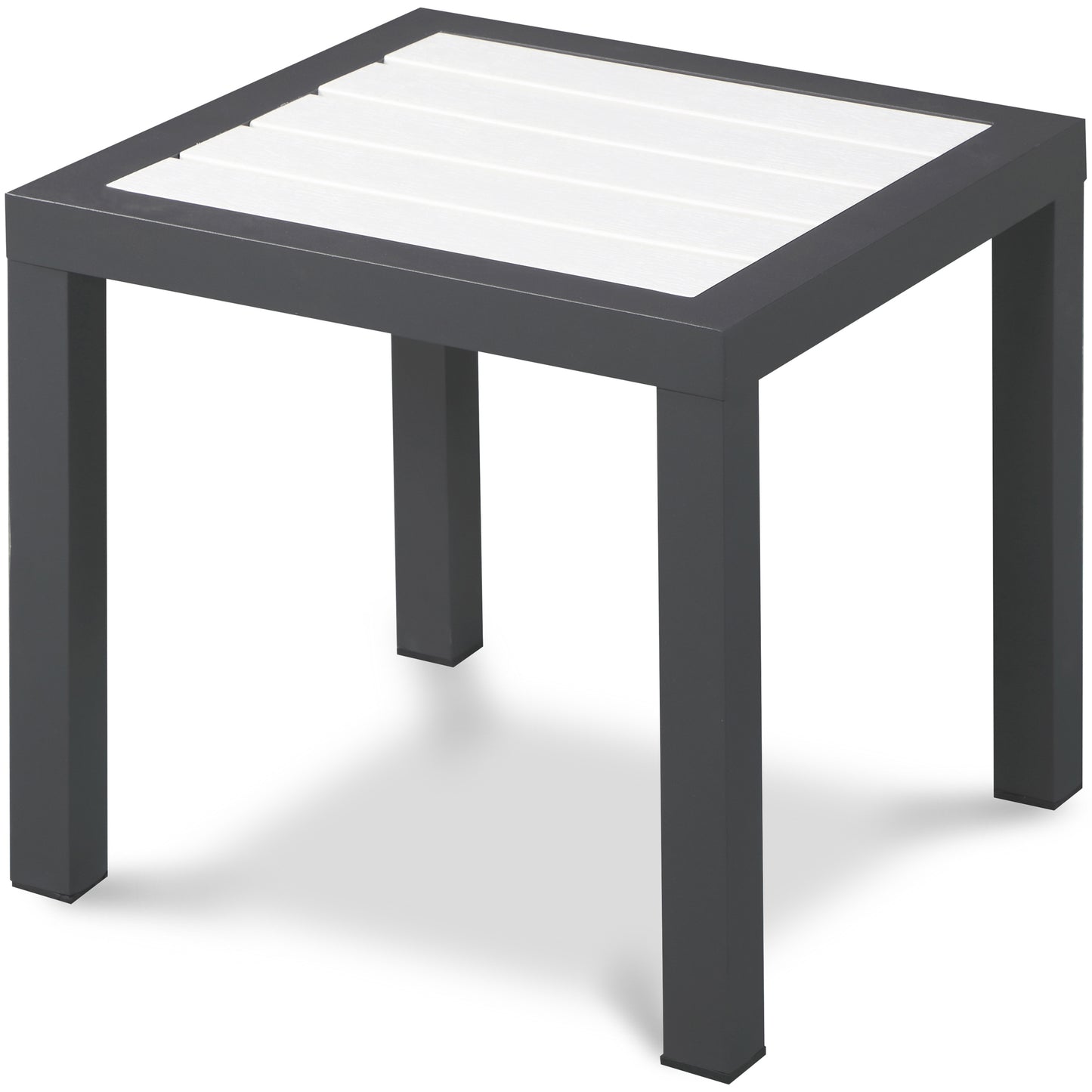 outdoor patio aluminum end table