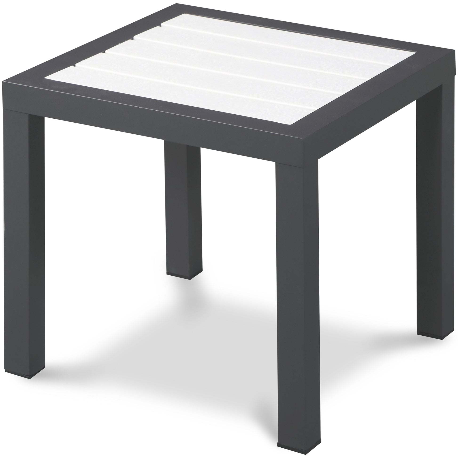 Outdoor Patio Aluminum End Table