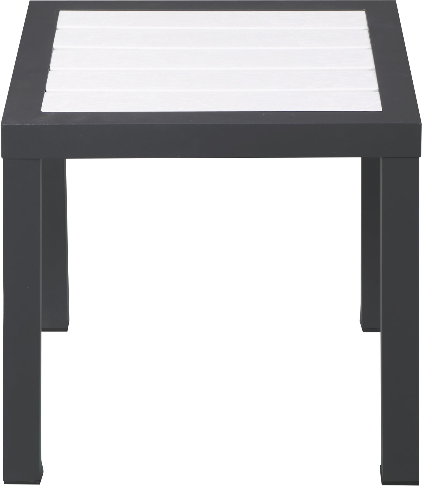 outdoor patio aluminum end table