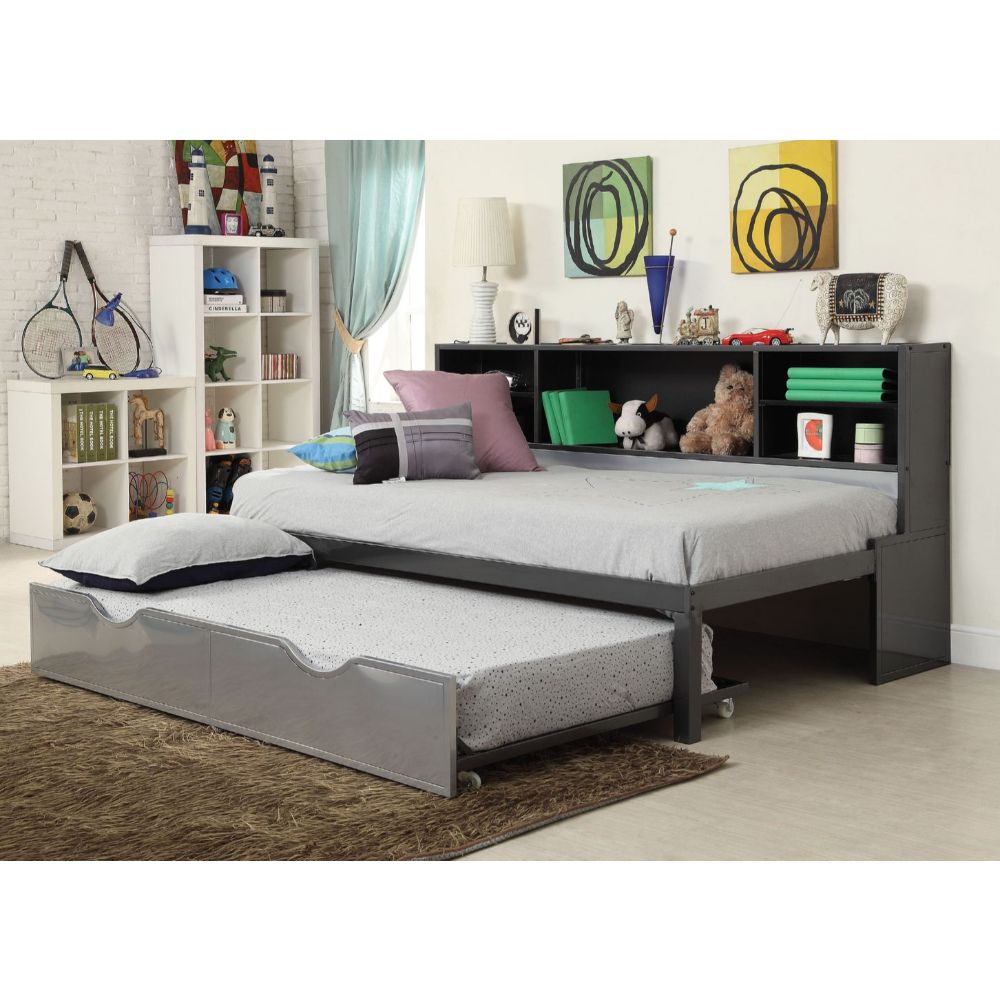 twin bed w/trundle & storage