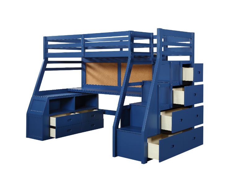 twin loft bed w/storage