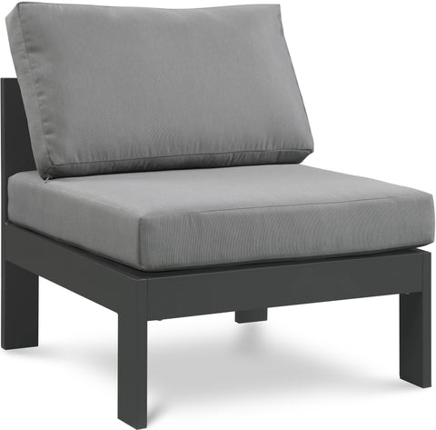 Outdoor Patio Aluminum Armless Chair