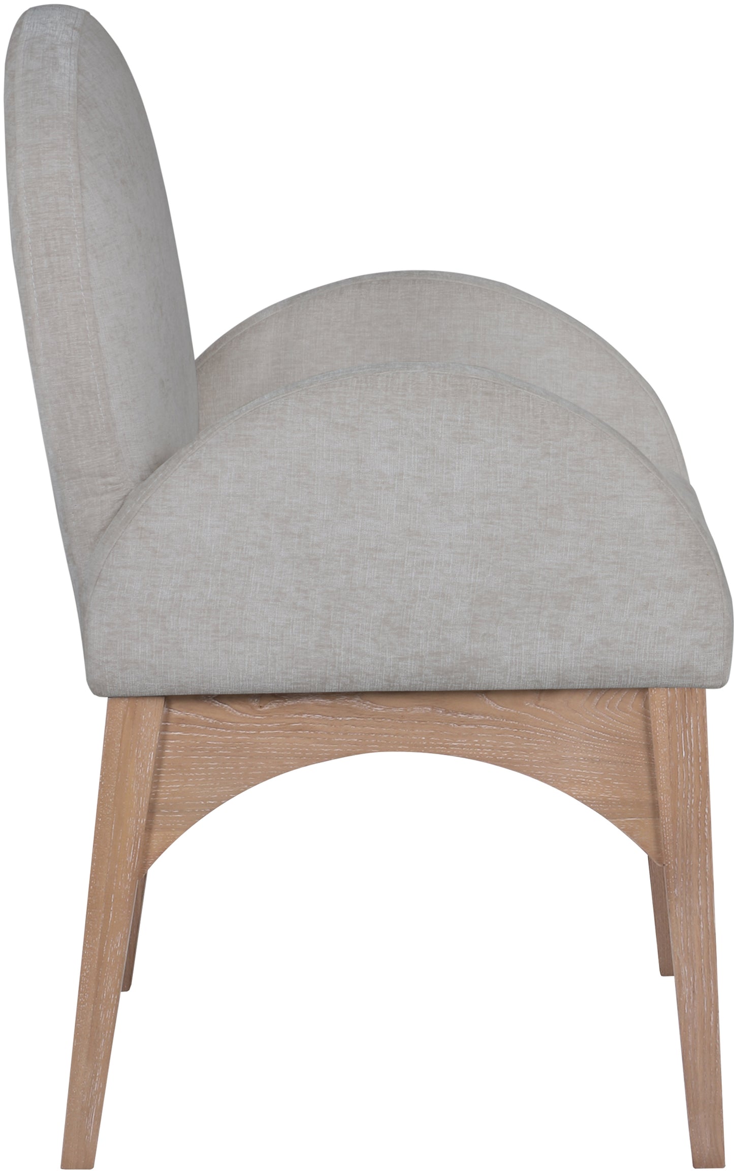 brielle grey chenille fabric dining chair ac