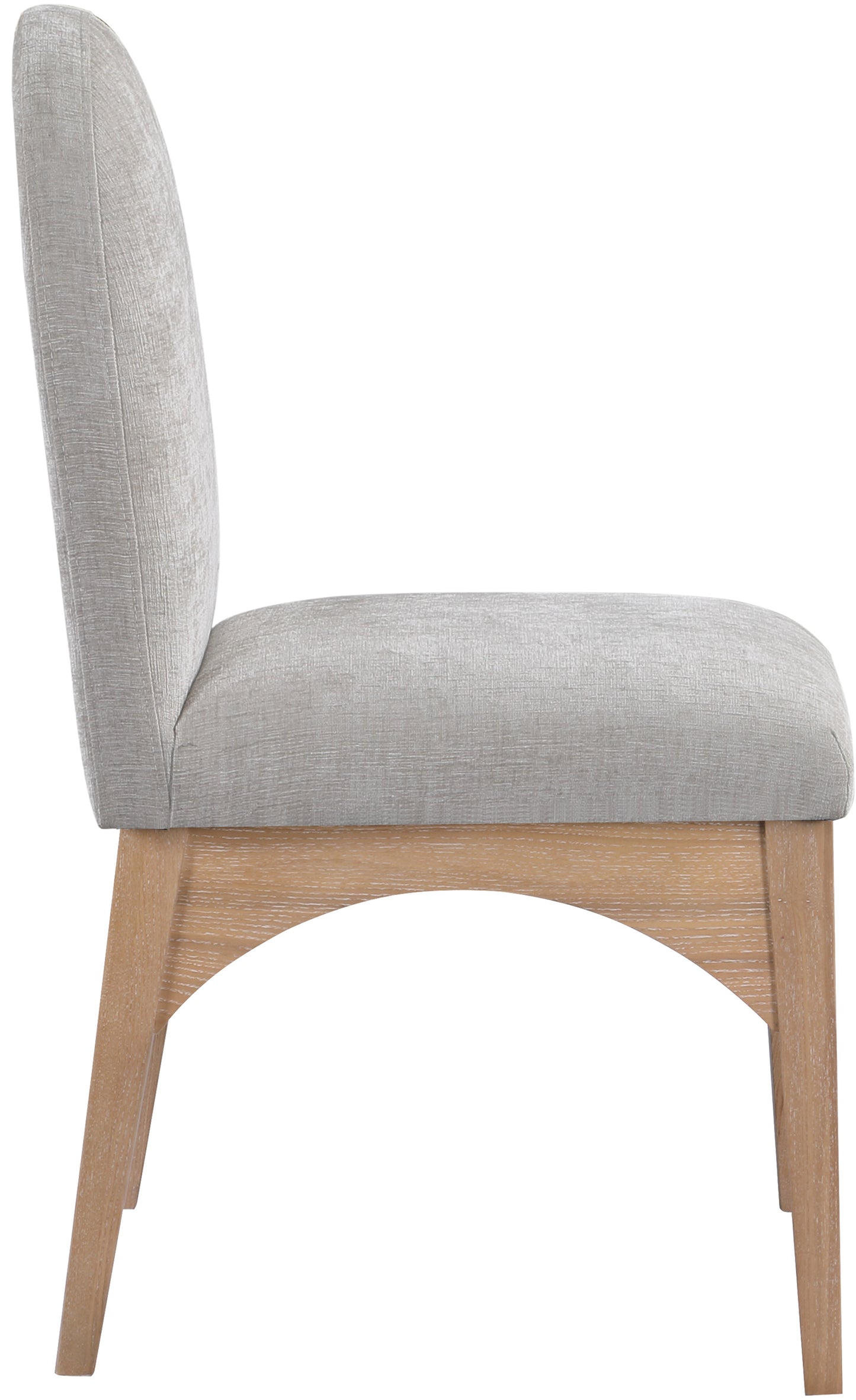 brielle grey chenille fabric dining chair sc