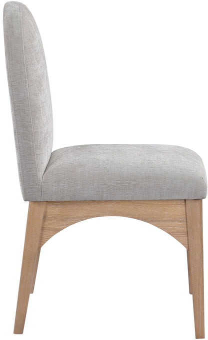 Brielle Grey Chenille Fabric Dining Chair SC