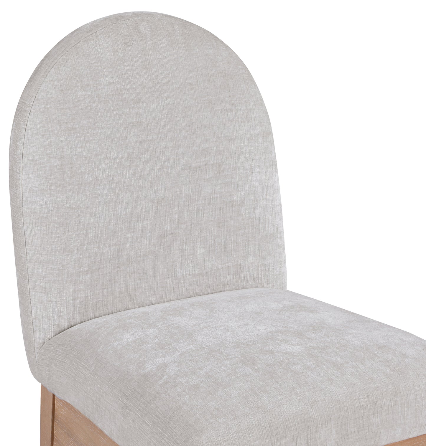 brielle grey chenille fabric dining chair sc