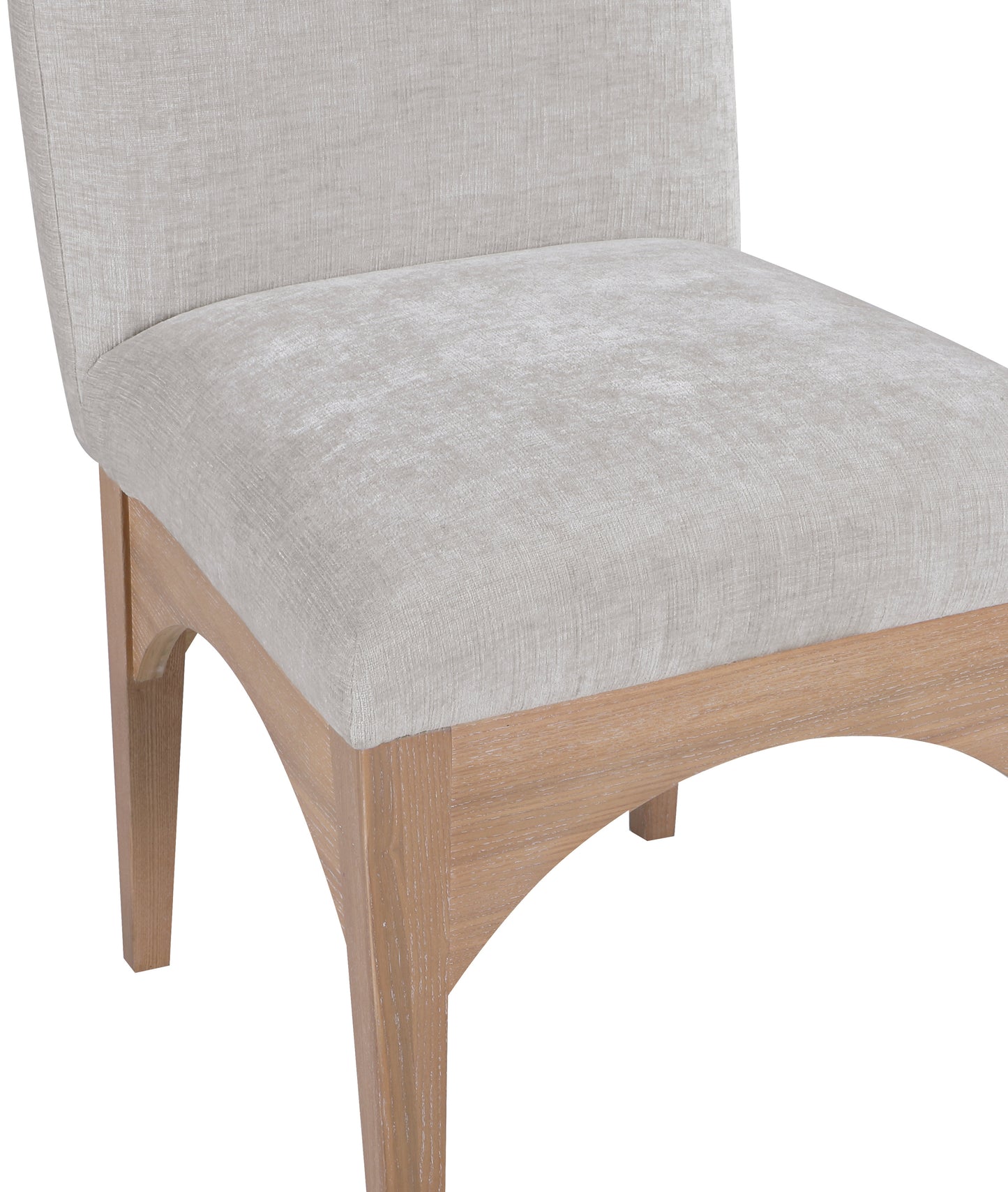 brielle grey chenille fabric dining chair sc