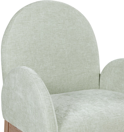 Brielle Mint Chenille Fabric Dining Chair AC