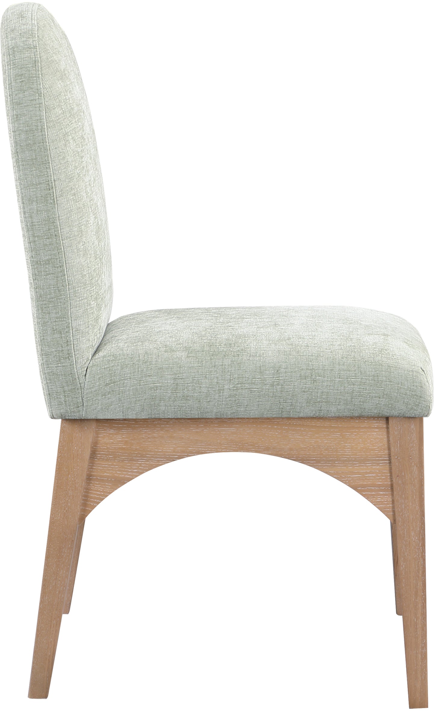 brielle mint chenille fabric dining chair sc