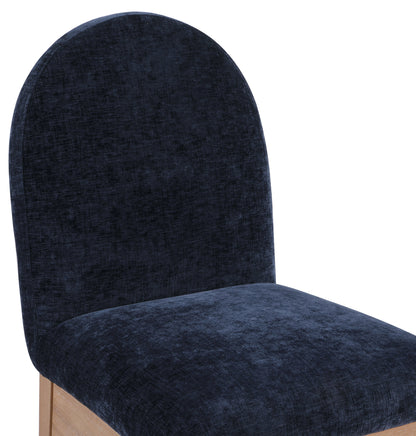 Brielle Navy Chenille Fabric Dining Chair SC