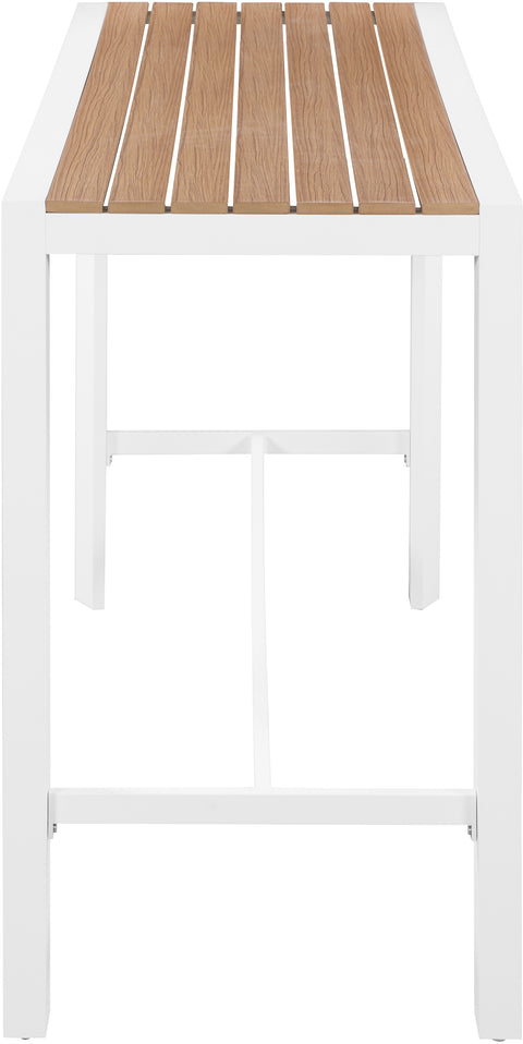 Outdoor Patio Aluminum Rectangle Bar Table