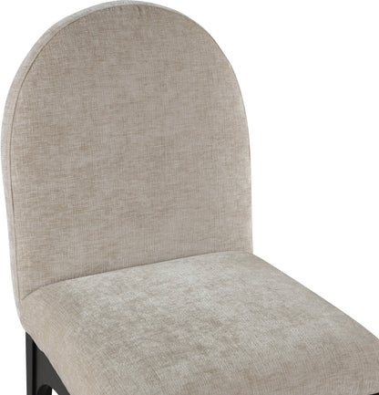 Brielle Beige Chenille Fabric Dining Chair SC