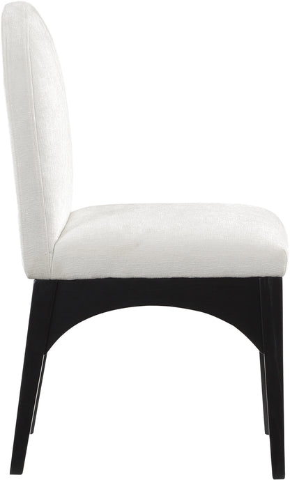 Brielle Cream Chenille Fabric Dining Chair SC