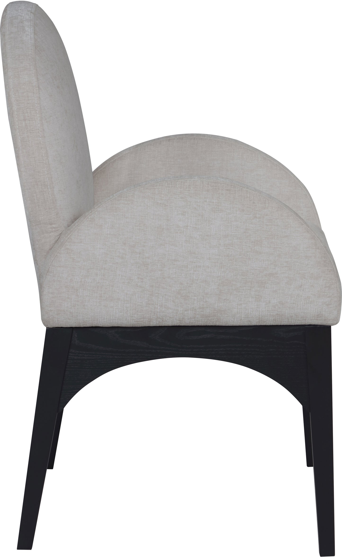 brielle grey chenille fabric dining chair ac