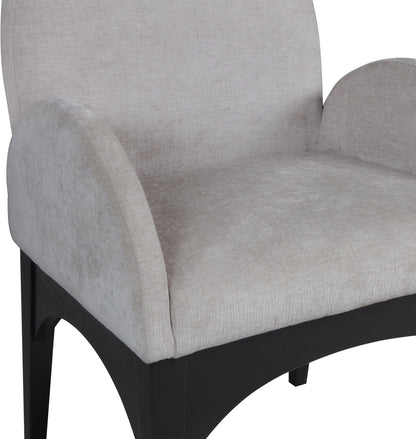 Brielle Grey Chenille Fabric Dining Chair AC