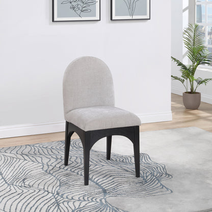 Brielle Grey Chenille Fabric Dining Chair SC