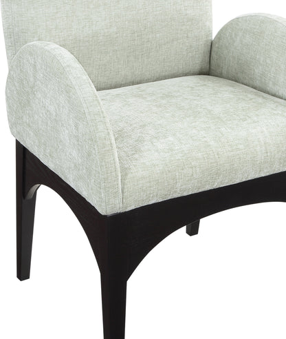 Brielle Mint Chenille Fabric Dining Chair AC