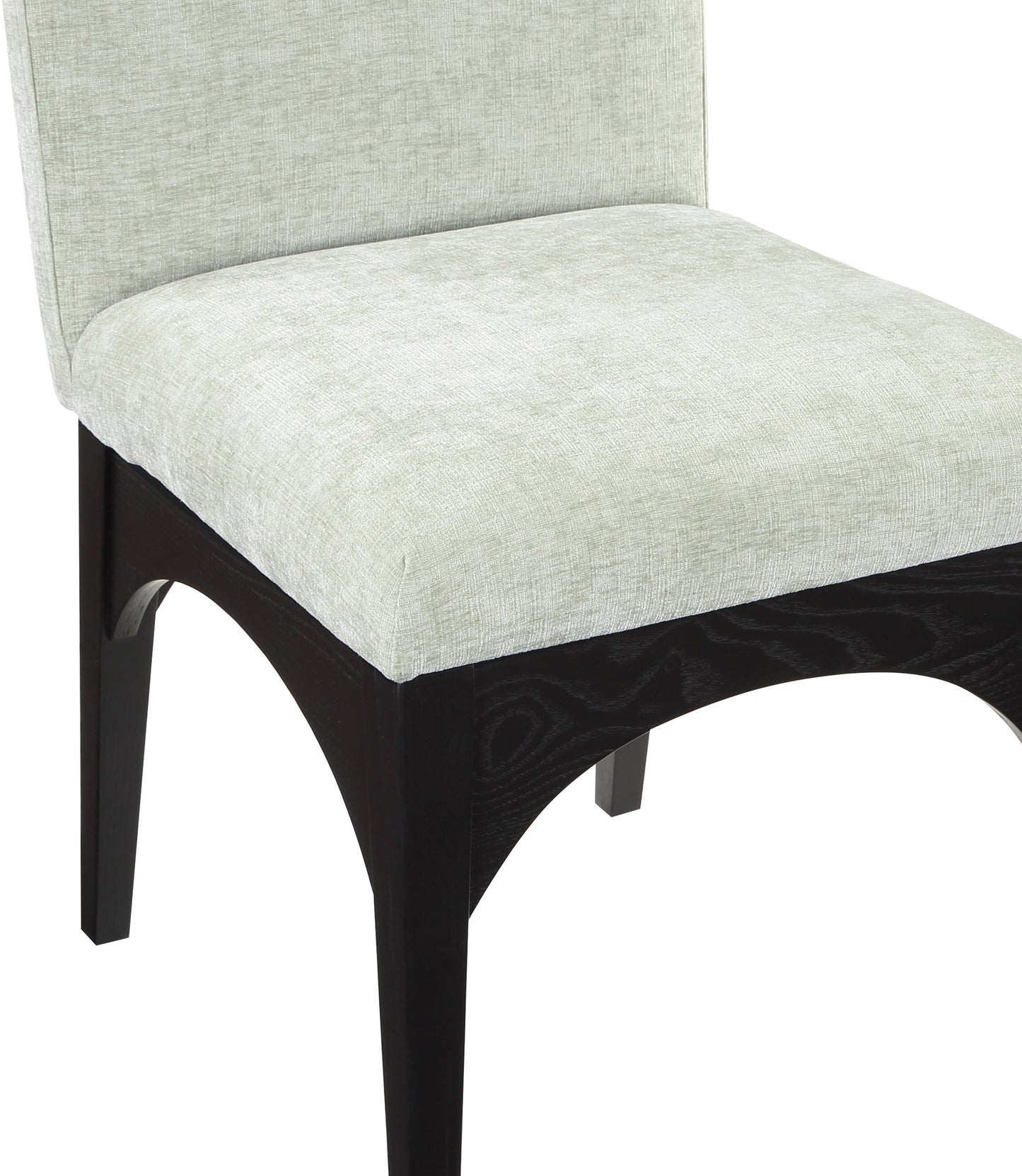 brielle mint chenille fabric dining chair sc