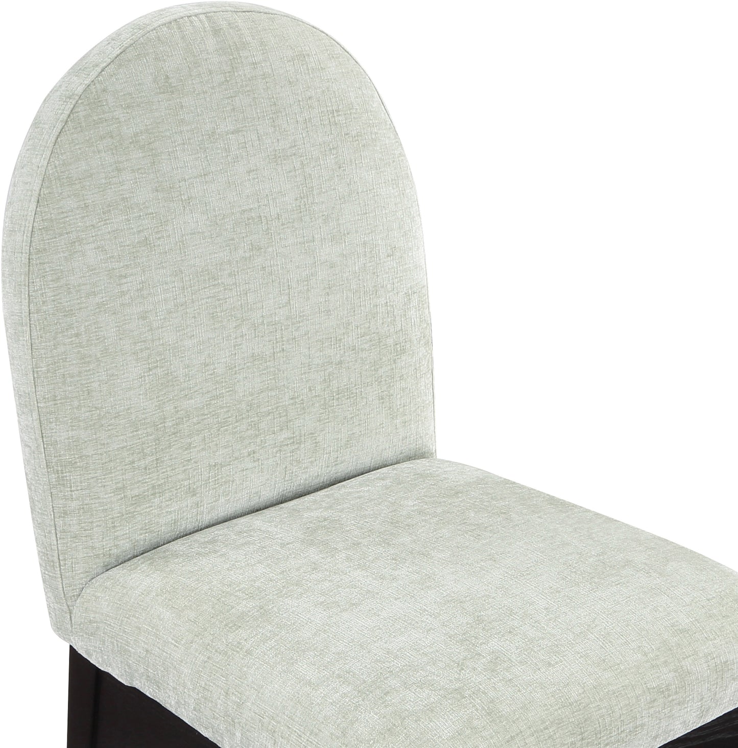 brielle mint chenille fabric dining chair sc