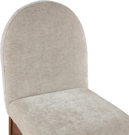 Brielle Beige Chenille Fabric Dining Chair SC