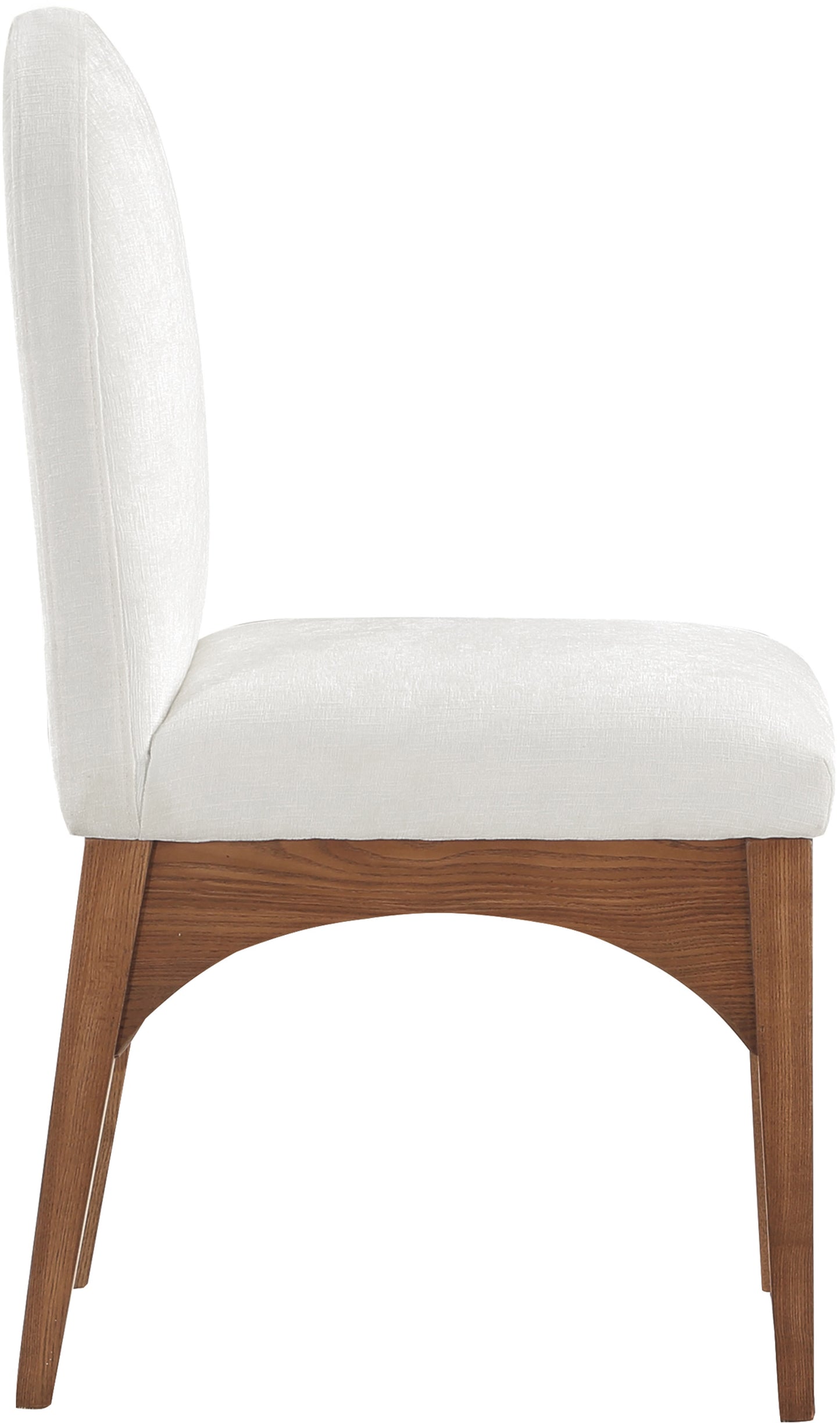 brielle cream chenille fabric dining chair sc