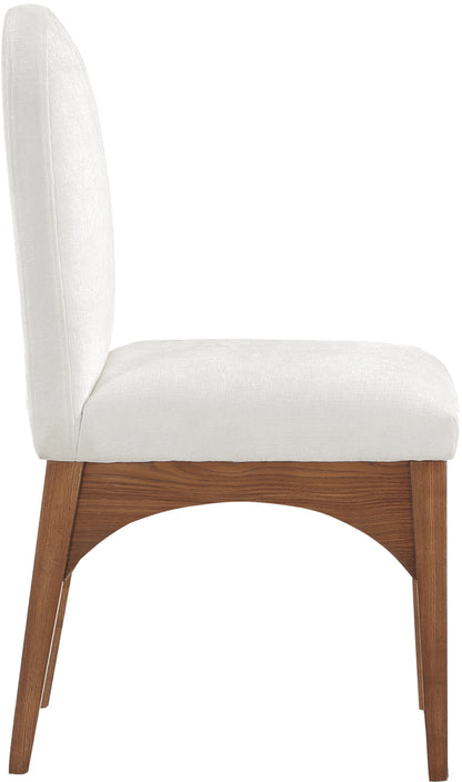 Brielle Cream Chenille Fabric Dining Chair SC