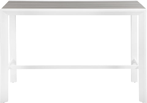 Outdoor Patio Aluminum Rectangle Bar Table