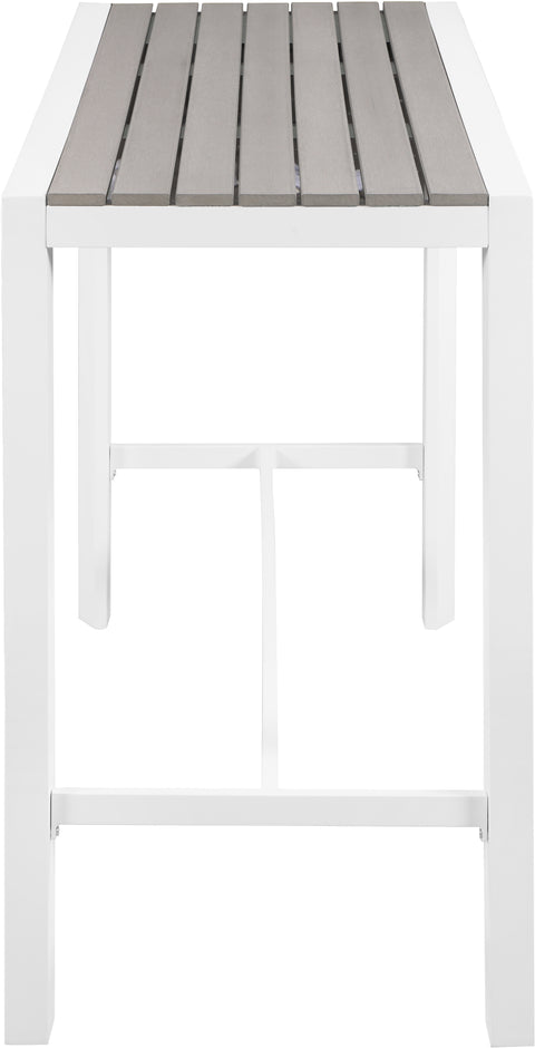 Outdoor Patio Aluminum Rectangle Bar Table