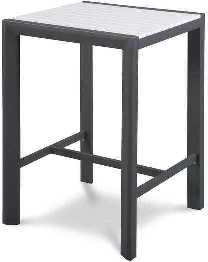 Outdoor Patio Aluminum Square Bar Table