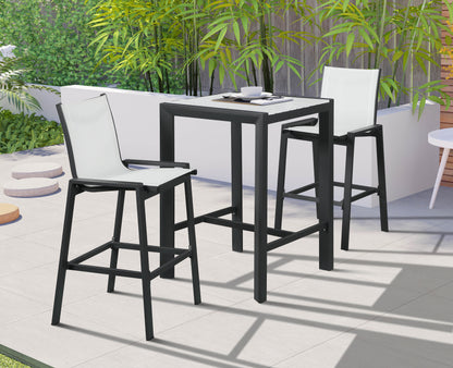 Outdoor Patio Aluminum Square Bar Table