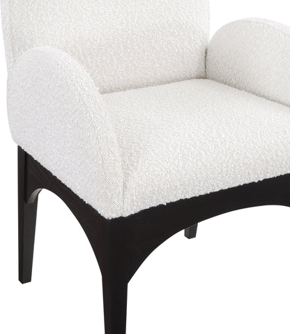 Brielle Cream Boucle Fabric Dining Chair AC