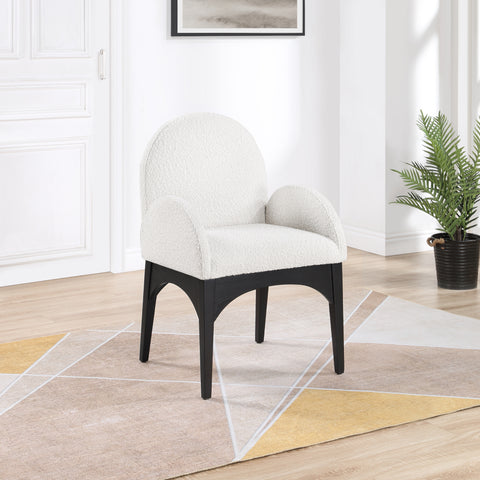 Brielle Cream Boucle Fabric Dining Chair AC