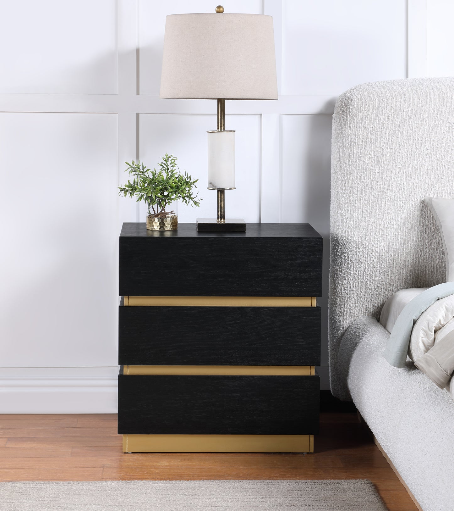 langham black night stand