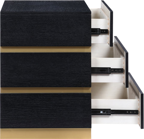 Langham Black Night Stand