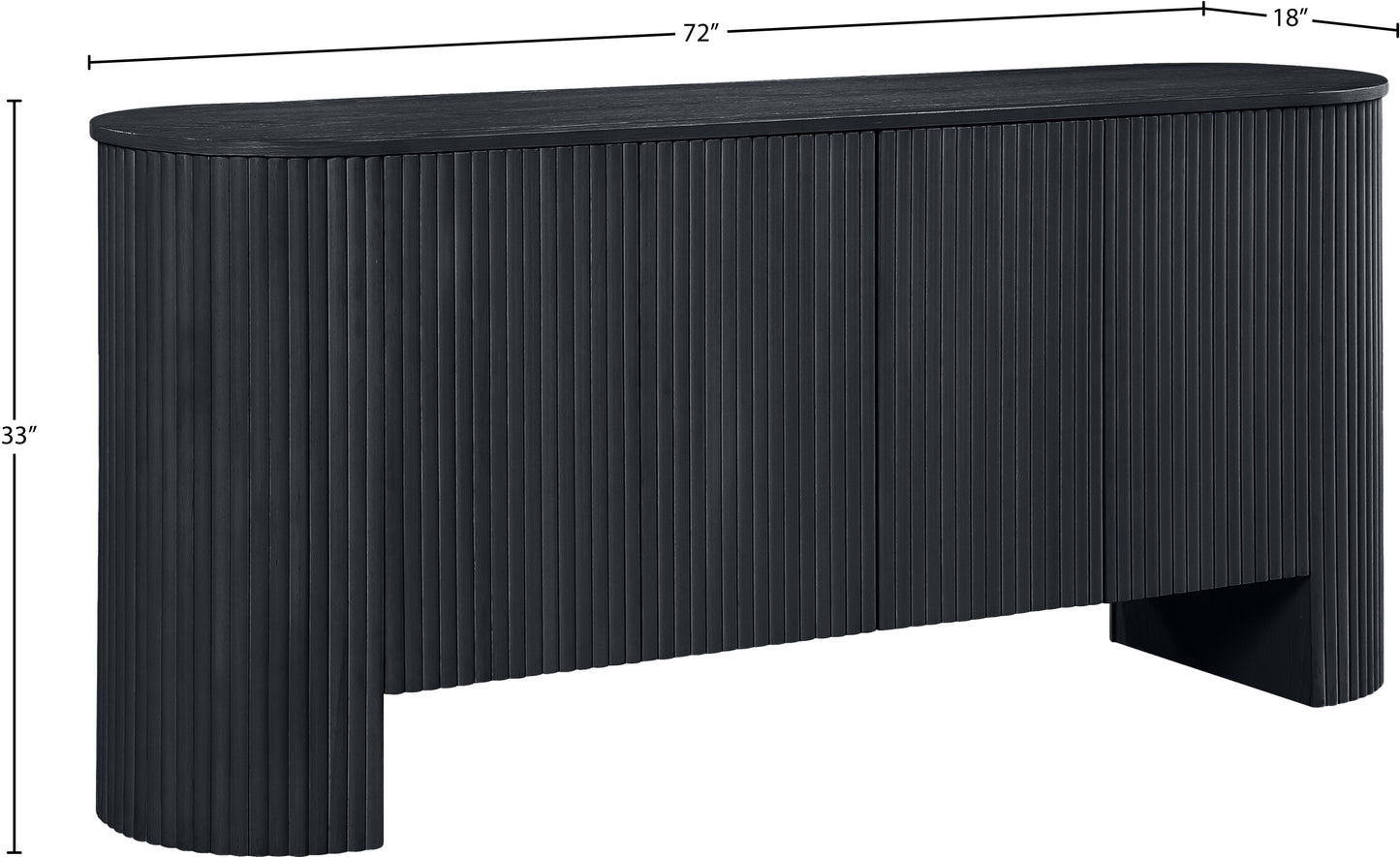 gavin black sideboard/buffet