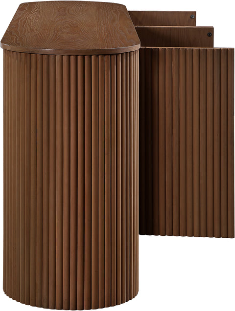 Willow Brown Walnut Beech Wood And Oak Veneer Sideboard / Buffet, 1 Piece