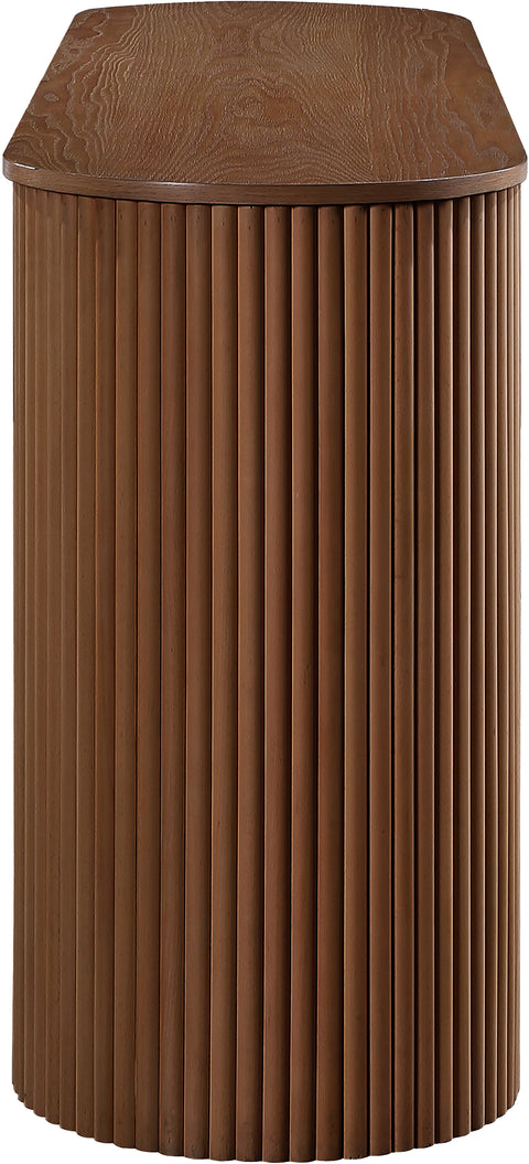 Willow Brown Walnut Beech Wood And Oak Veneer Sideboard / Buffet, 1 Piece