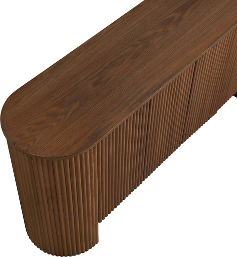 Willow Brown Walnut Beech Wood And Oak Veneer Sideboard / Buffet, 1 Piece