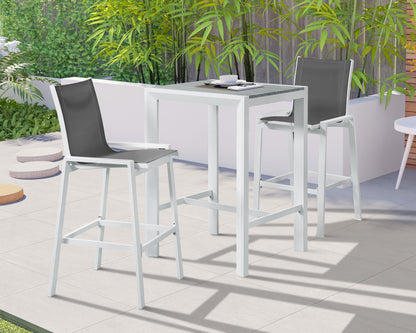 Outdoor Patio Aluminum Mesh Barstool