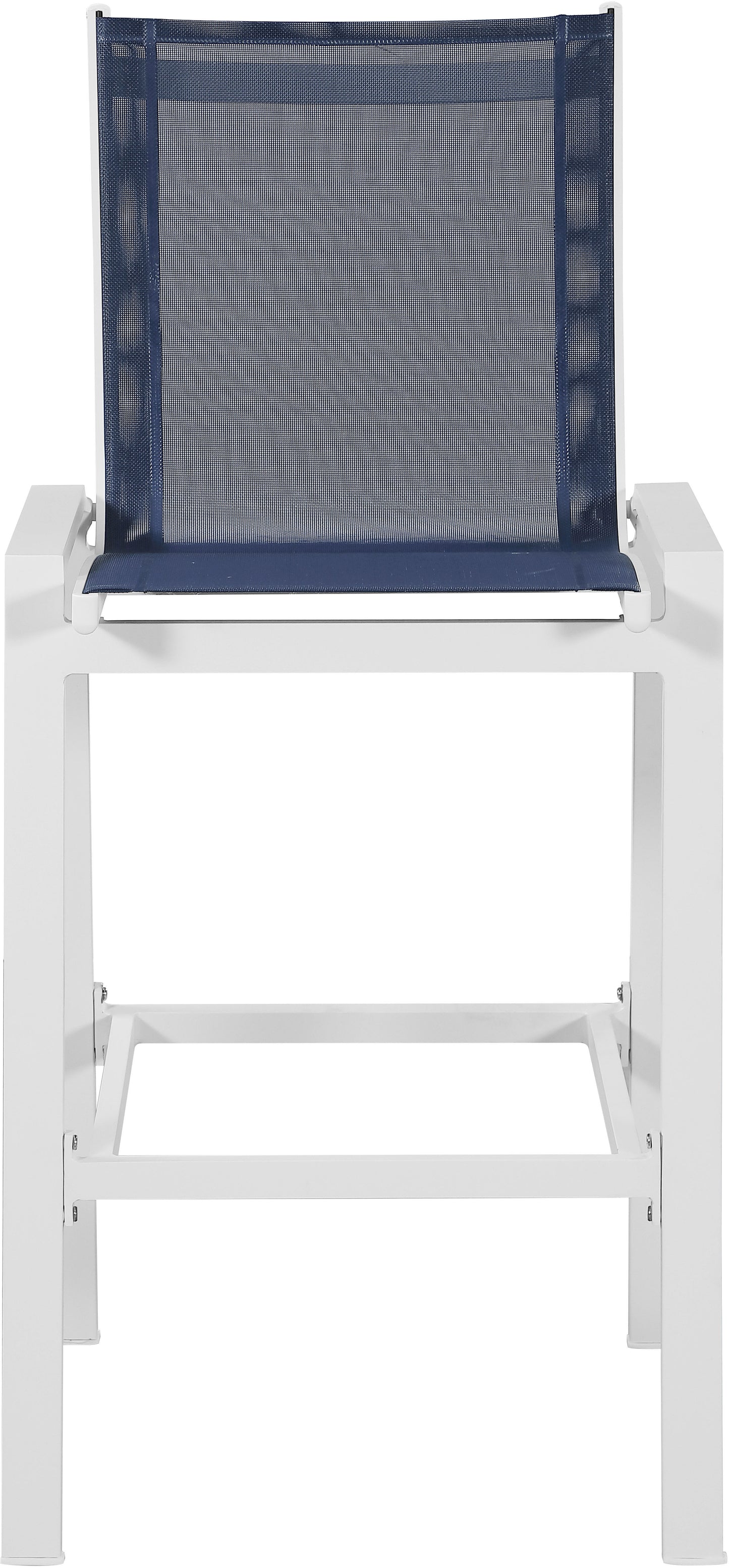 outdoor patio aluminum mesh barstool