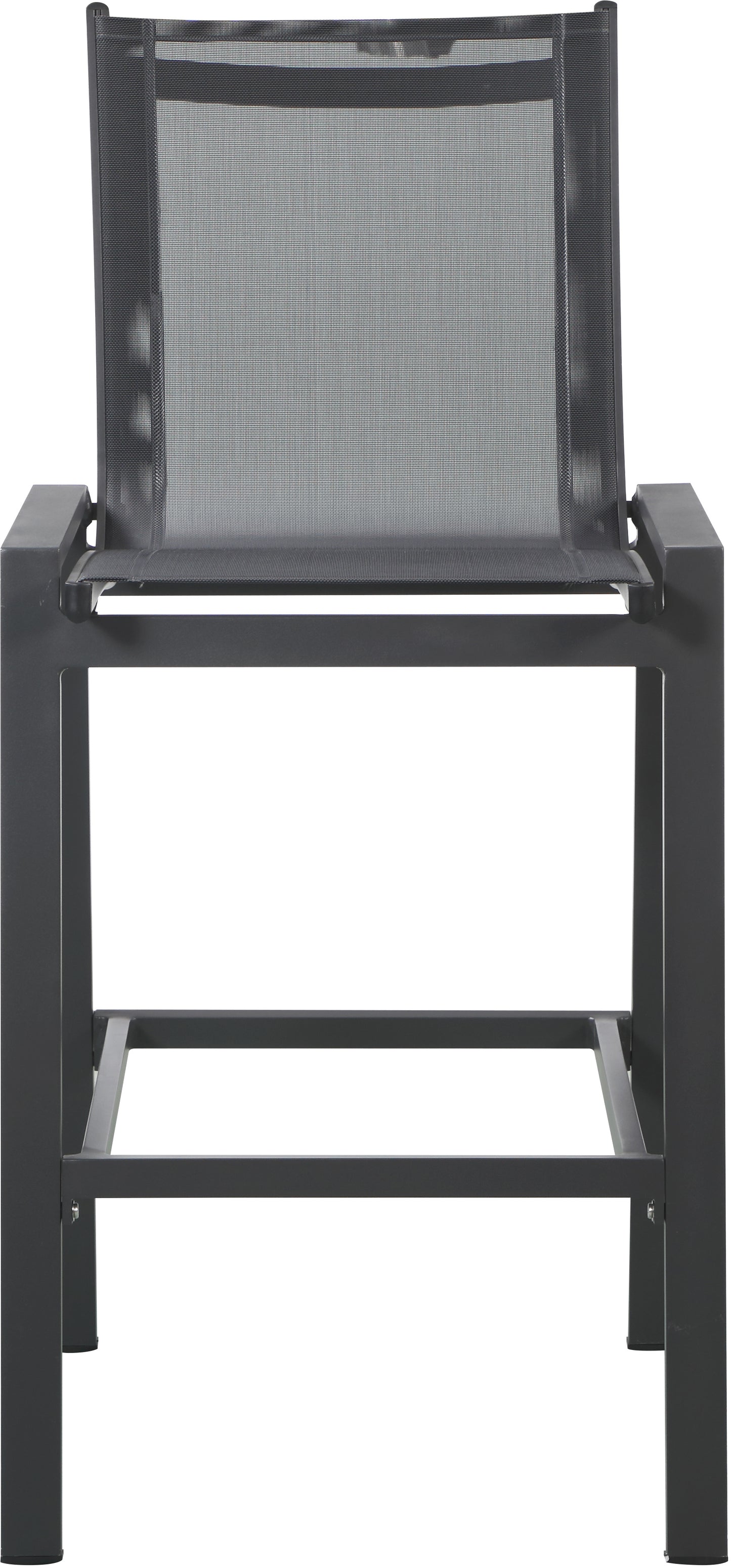 outdoor patio aluminum mesh barstool