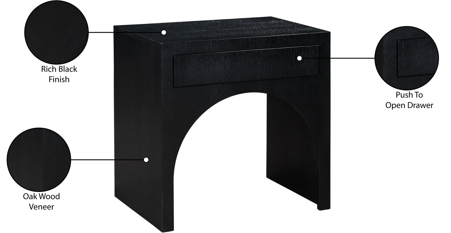 summer black night stand ns