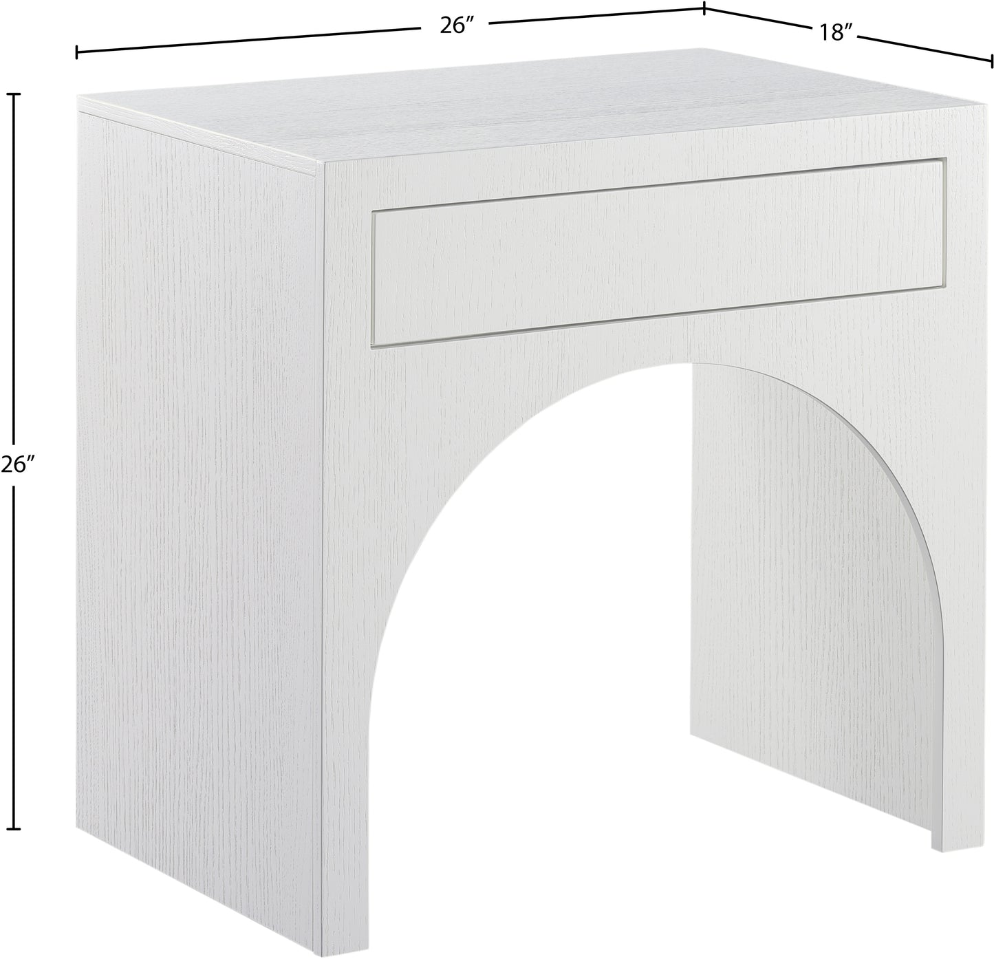 summer white night stand ns