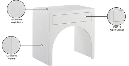 Summer White Night Stand NS