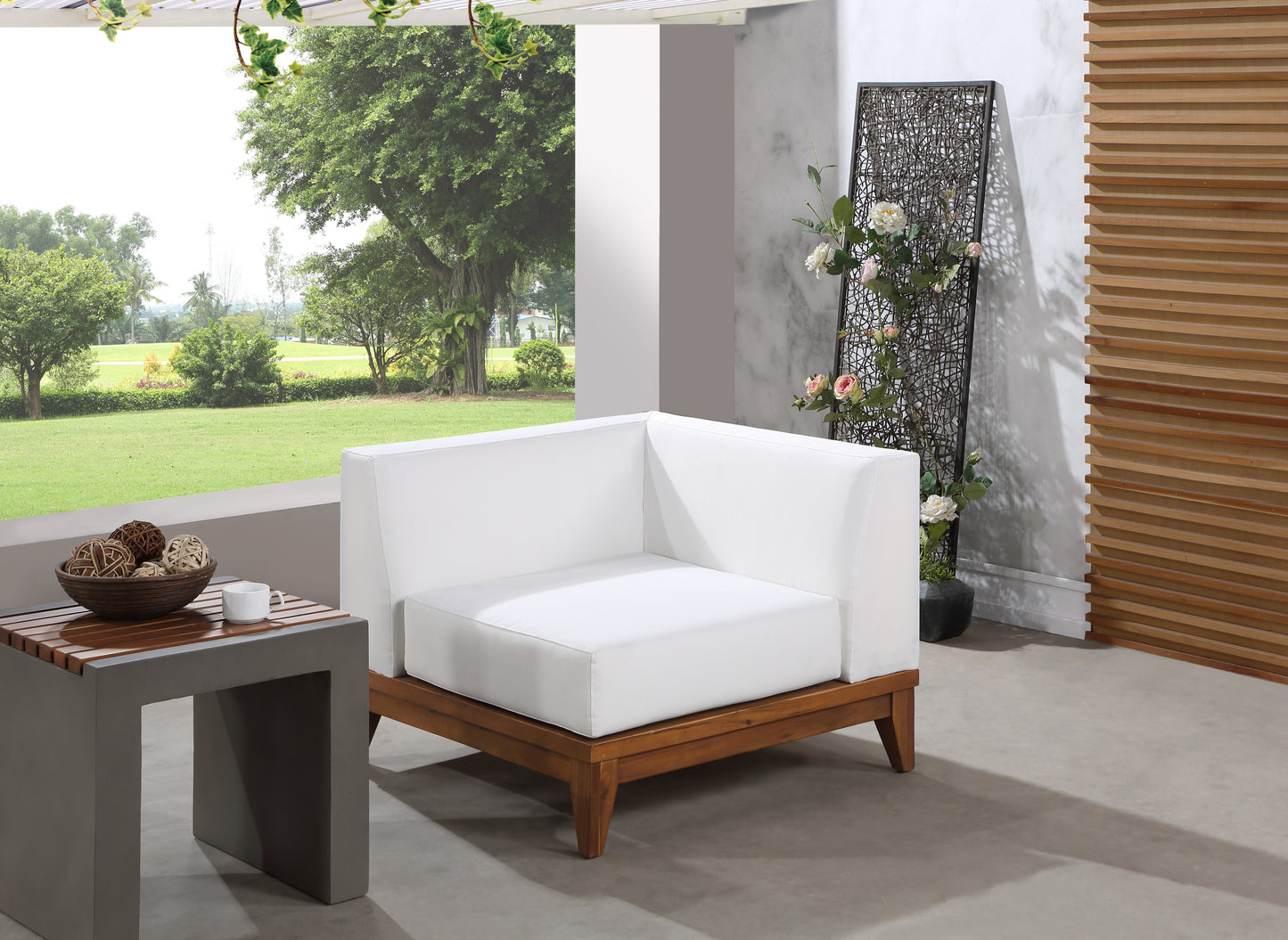 outdoor patio modular corner chair