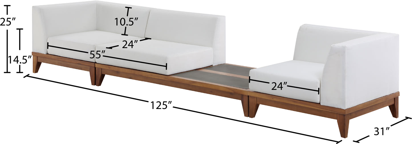 outdoor patio modular sofa