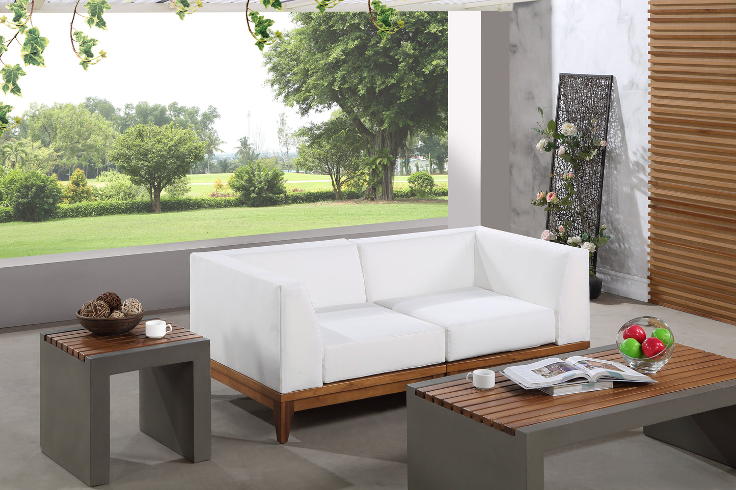 outdoor patio modular sofa