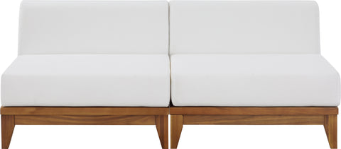 Scarpa Off White Water Resistant Fabric Outdoor Patio Modular Sofa S70